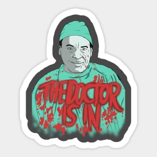 Dr. Giggles Sticker